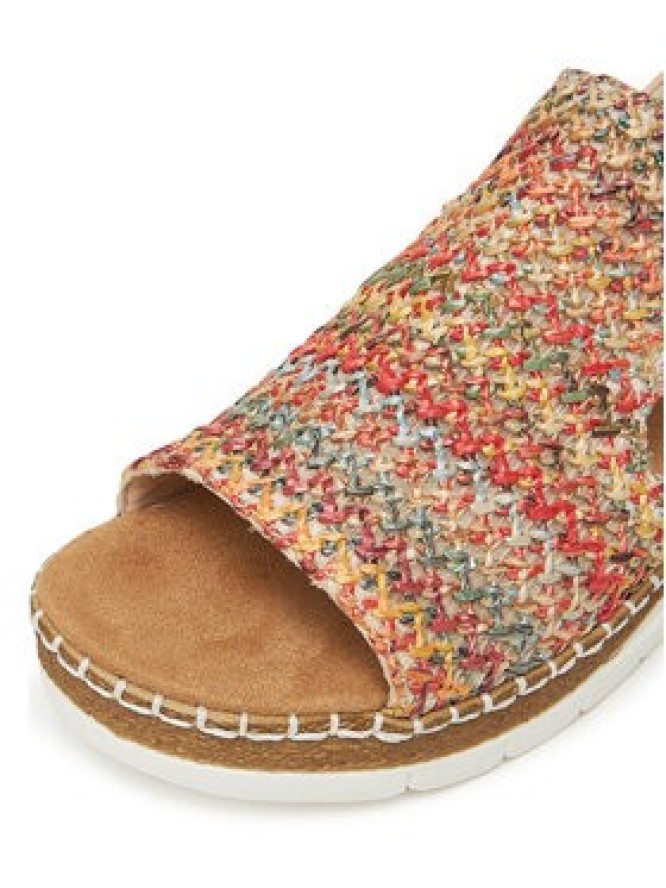 Rieker Sandały V1241-90 Kolorowy