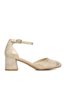 Rieker Czółenka 44762-91 Złoty