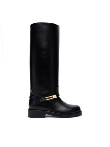 Elisabetta Franchi Oficerki SA-57B-56E2-V1050 Czarny