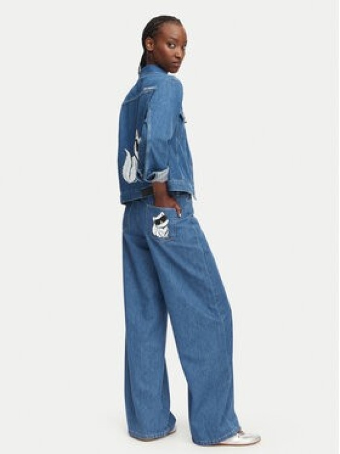 Karl Lagerfeld Jeans Jeansy B3W10046 Niebieski Wide Leg