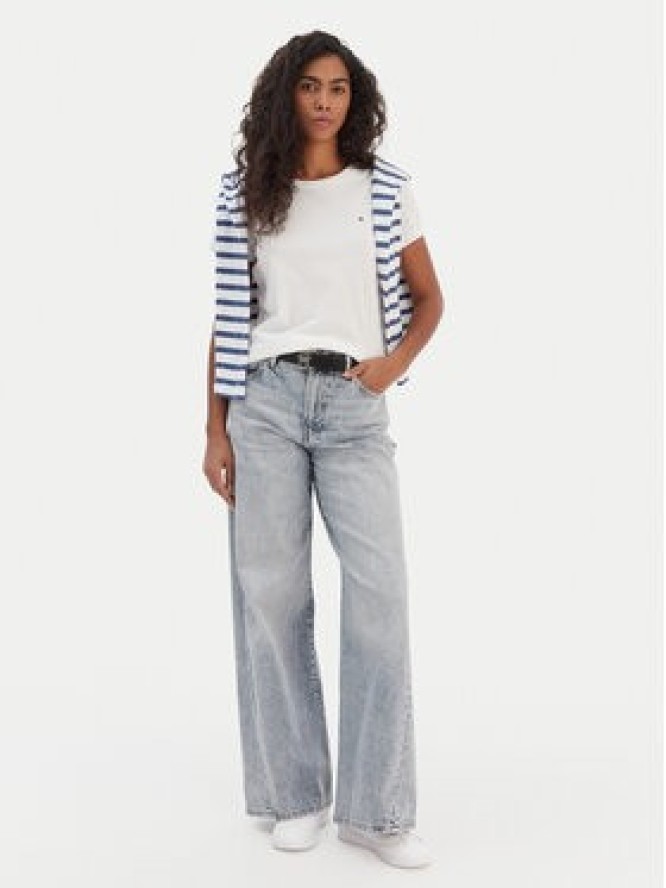 Tommy Hilfiger T-Shirt WW0WW22043 Biały Regular Fit