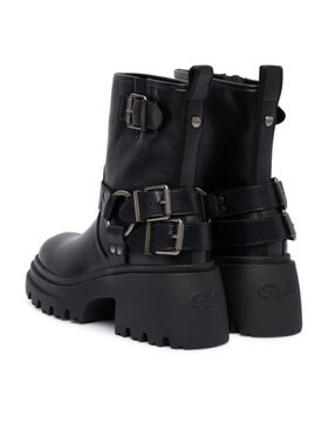 Buffalo Botki Bravr Biker Lo 1220067 Czarny