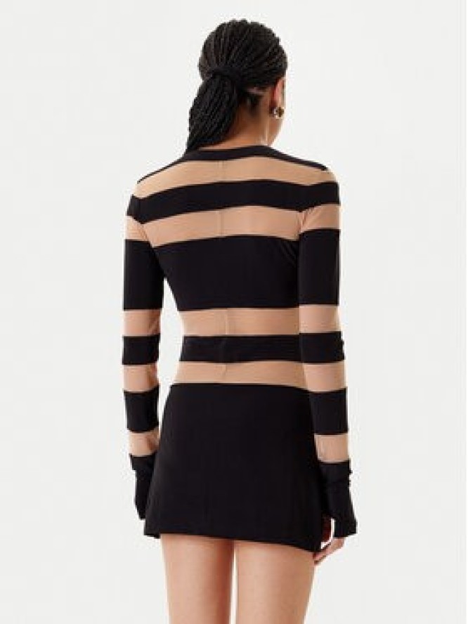 NORMA KAMALI Sukienka codzienna KK3243PMB48239 Czarny Slim Fit