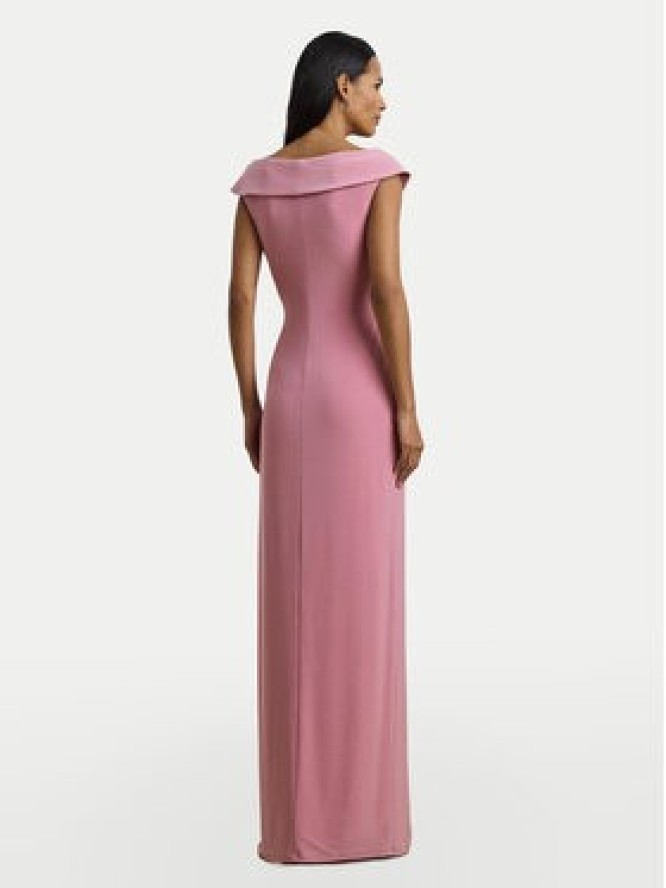 LAUREN RALPH LAUREN Sukienka wieczorowa 253863940023 Różowy Slim Fit