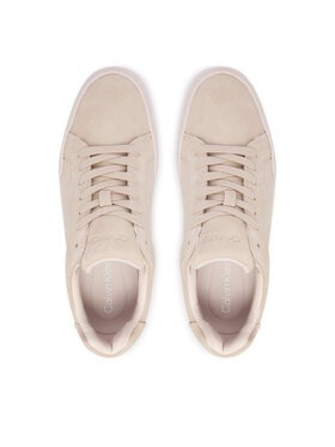 Calvin Klein Sneakersy Chunky Cupsole Lace Up Su Ml YW0YW01949 Beżowy