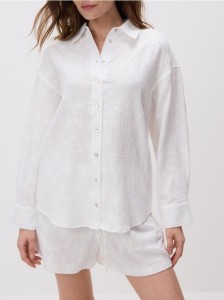 Bawełniana koszula - biały