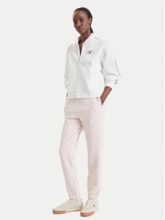 Lacoste Bluza SF6822 Kremowy Regular Fit