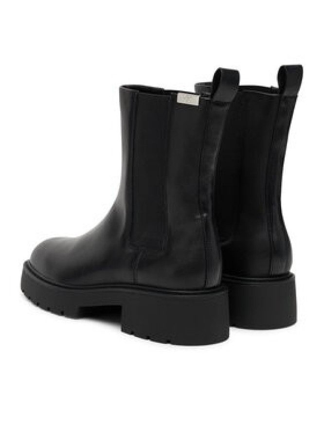 Calvin Klein Jeans Sztyblety Combat Mid Chelsea Boot Hw Lth YW0YW01869 Czarny
