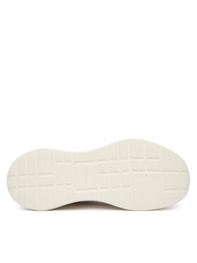 Calvin Klein Sneakersy Light Runner Sock Mesh Lycra HW0HW03023 Kremowy