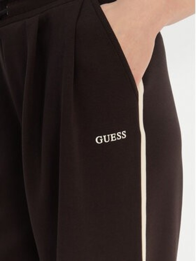 Guess Spodnie dresowe V6GB01 K2914 Brązowy Wide Leg