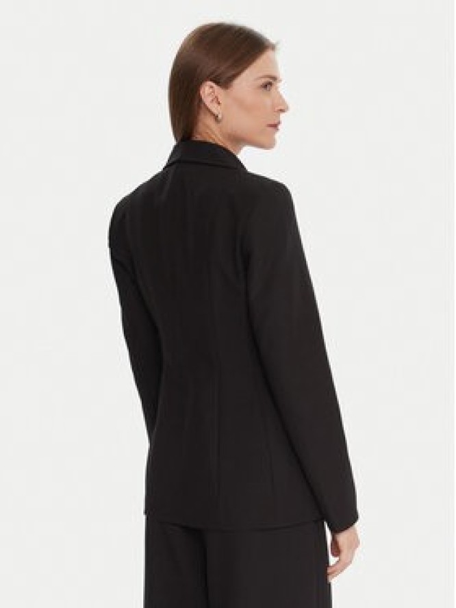 Maryley Marynarka 25IB139/43NE Czarny Regular Fit