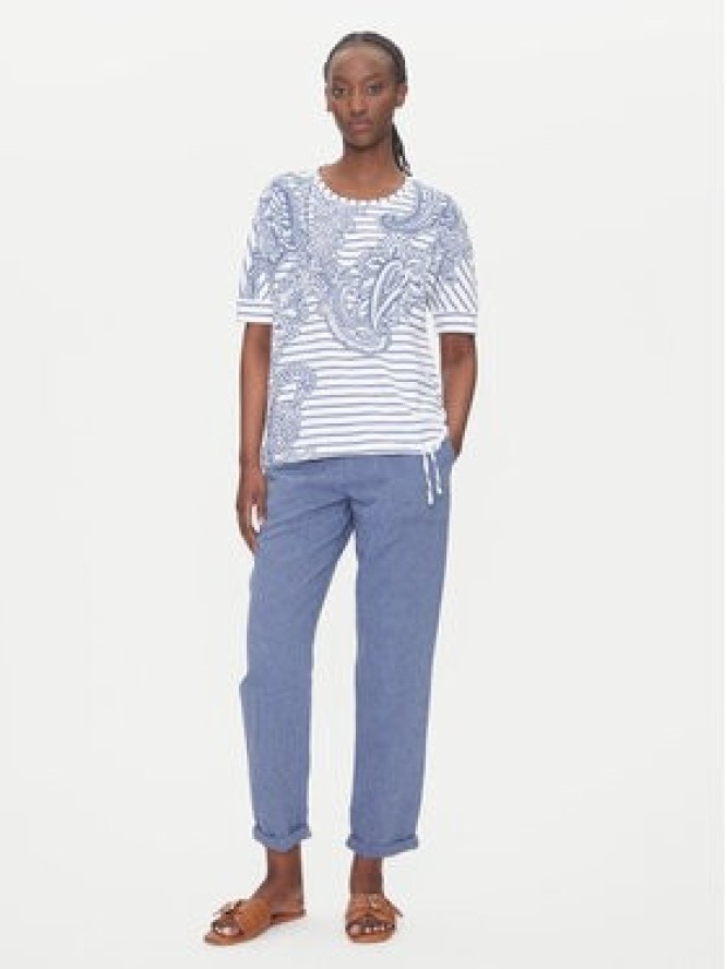 Olsen T-Shirt 11105121 Niebieski Regular Fit