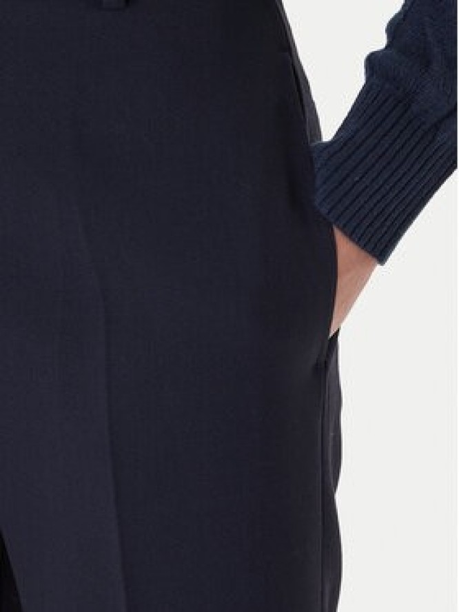 Tommy Hilfiger Spodnie materiałowe WW0WW48355 Granatowy Straight Fit