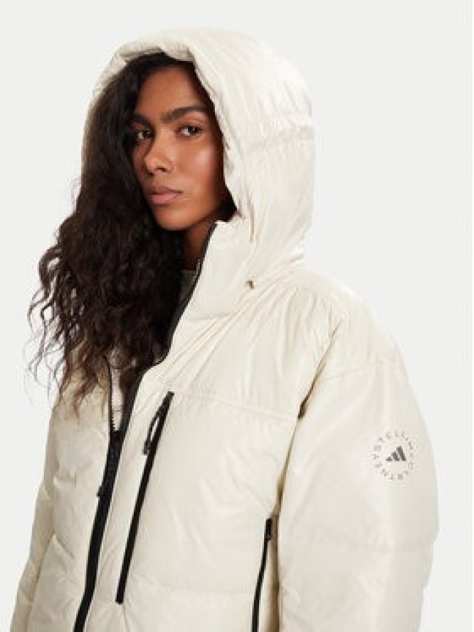 adidas by Stella McCartney Kurtka zimowa JV8548 Beżowy Loose Fit