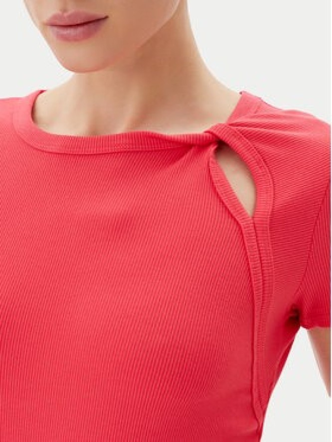 DKNY T-Shirt P51H8APJ Koralowy Regular Fit