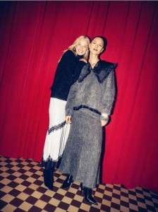 Sweter z wełną i moherem - ciemnoszary