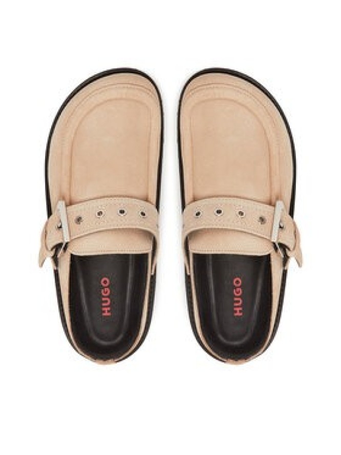 HUGO Klapki Artentia Sabot 50542022 Beżowy
