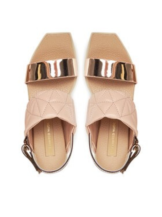 United Nude Sandały Delta Wedge Puffy 10902861188 Beżowy