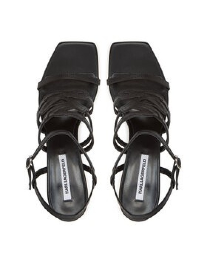 KARL LAGERFELD Sandały KL34425 Czarny
