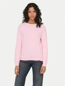 ONLY Sweter Rica 15204279 Różowy Regular Fit