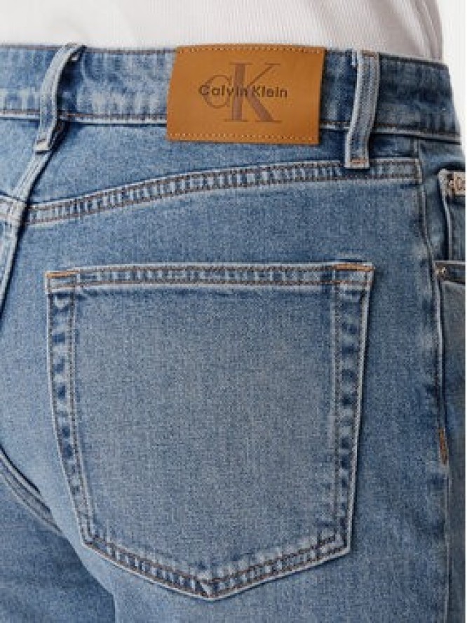 Calvin Klein Jeans Jeansy LV047F951G Niebieski Mom Fit