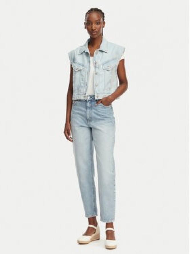 BOSS Kamizelka C Vest 1.0 50561036 Niebieski jasny Boxy Fit