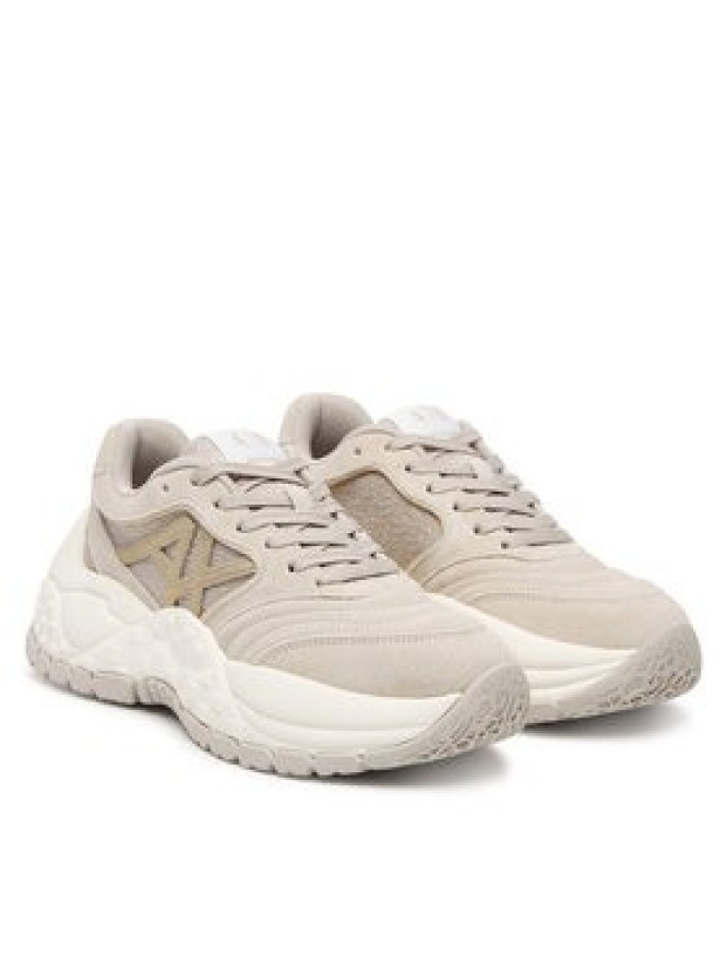 Armani Exchange Sneakersy XW003072 AF27081 MZ991 Beżowy jasny