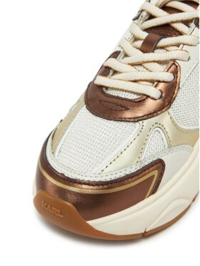 KARL LAGERFELD Sneakersy Komet KL65638M Złoty