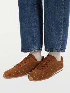 Tommy Hilfiger Sneakersy Th Bella Low Profile Studs FW0FW09882 Brązowy