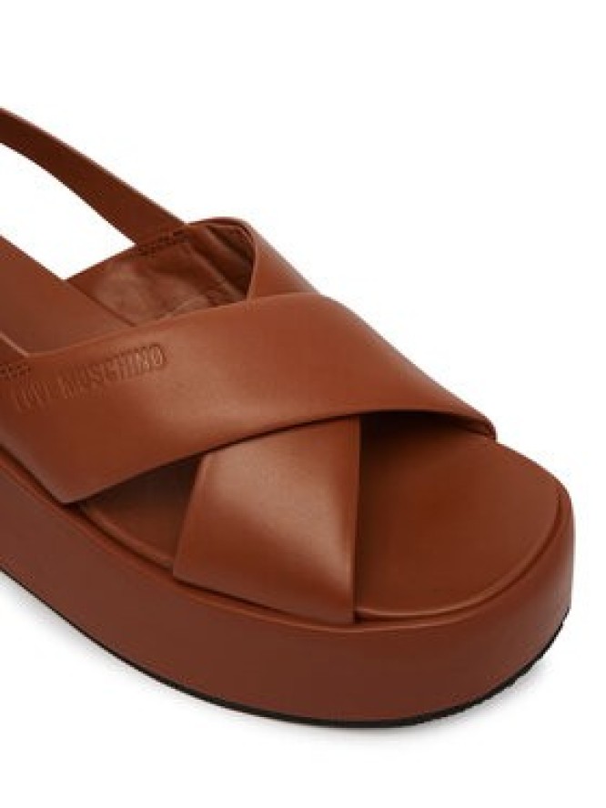 LOVE MOSCHINO Sandały JA16137I0OIA0200 Brązowy