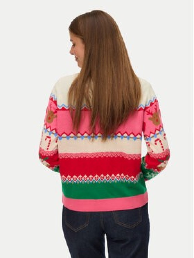 Vero Moda Sweter New Christmas 10334011 Kolorowy Regular Fit