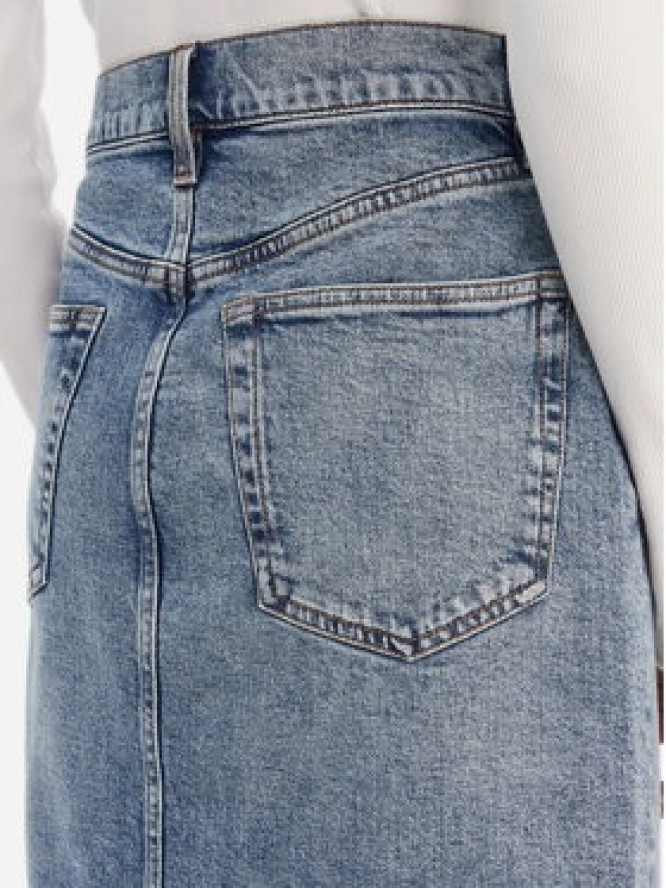 Calvin Klein Jeans Spódnica jeansowa LV047E710G Niebieski Regular Fit