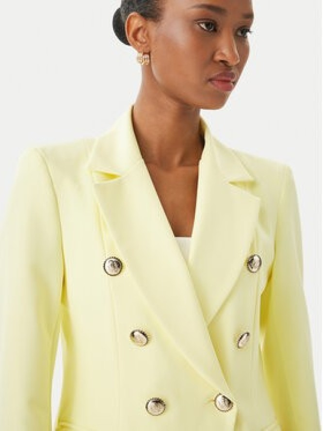 Maryley Marynarka 26EB139/43LE Żółty jasny Regular Fit