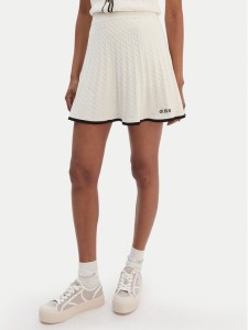 Guess Spódnica mini V6RD07 Z4652 Écru Regular Fit