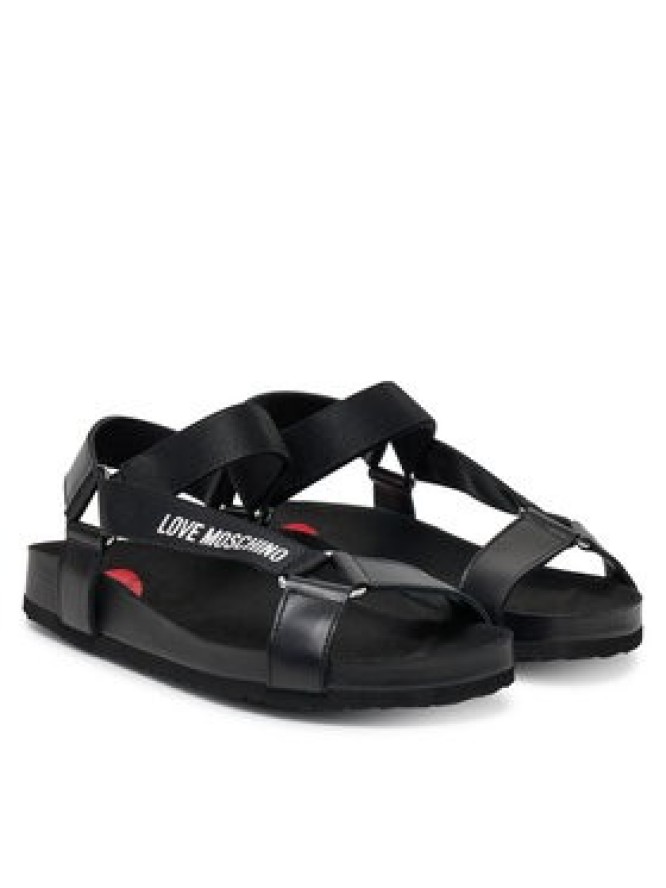 LOVE MOSCHINO Sandały JA16263G0MIA0000 Czarny