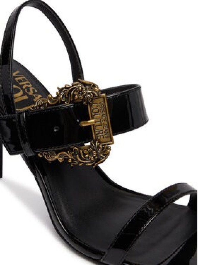 Versace Jeans Couture Sandały 80VA3S71 ZS190 899 Czarny
