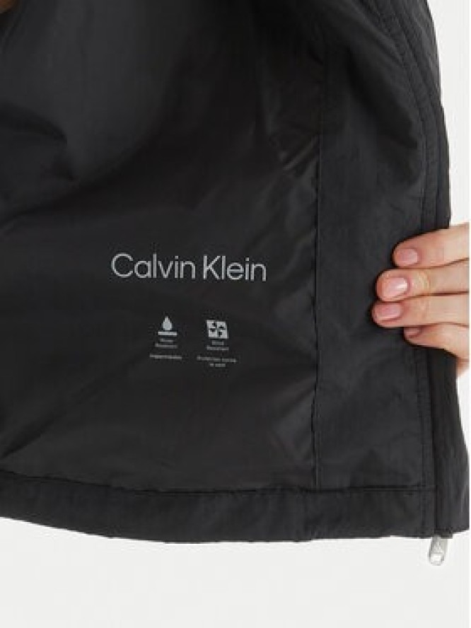 Calvin Klein Jeans Wiatrówka Essential LV047F507G Czarny Regular Fit