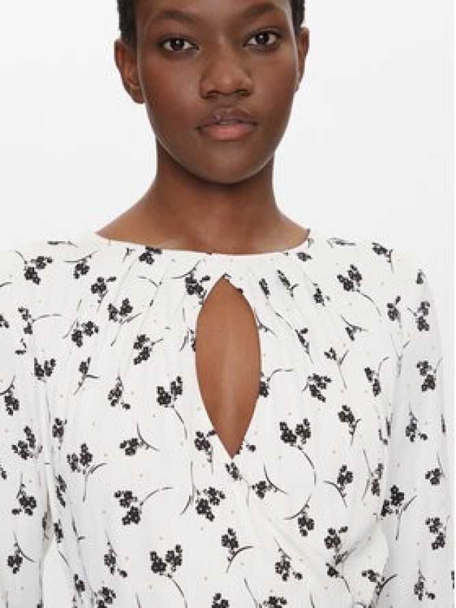 Fracomina Sukienka codzienna FS25SD2006W732T8 Biały Regular Fit