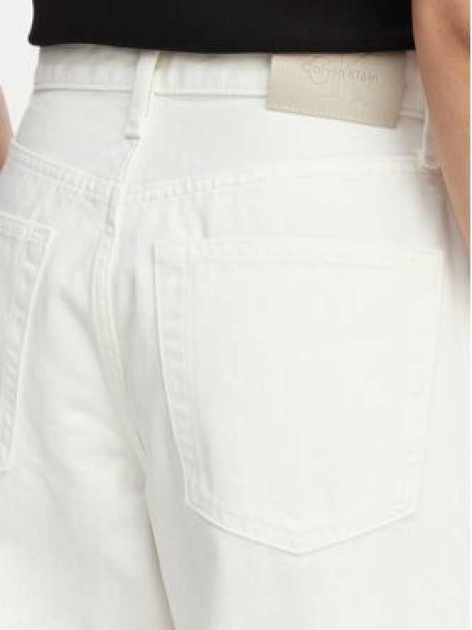Calvin Klein Jeans Jeansy LV047F733G Kremowy Wide Leg