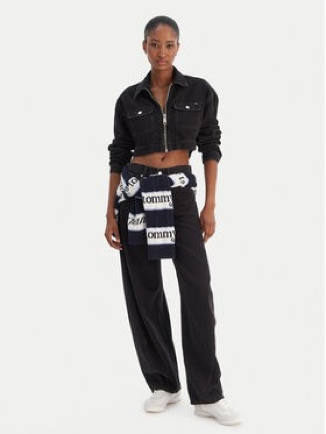 Tommy Jeans Kurtka jeansowa Station DW0DW22523 Czarny Regular Fit
