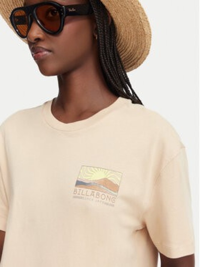 Billabong T-Shirt Sun Phased EBJZT00423 Beżowy Oversize