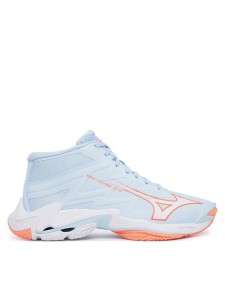Mizuno Buty halowe Wave Lightning Elite Mid V1GC2605 Niebieski jasny