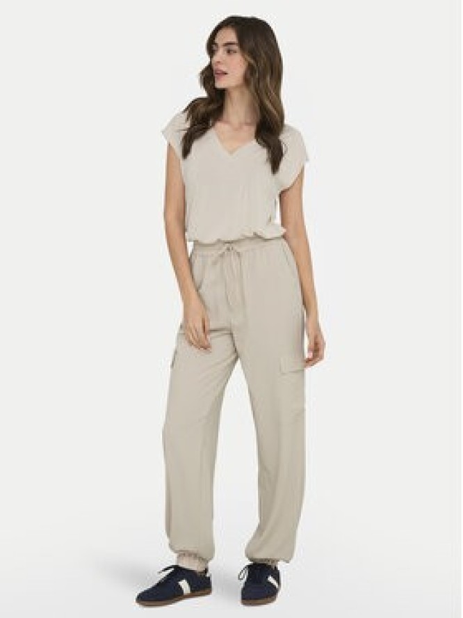 ONLY T-Shirt Free 15287041 Beżowy Regular Fit