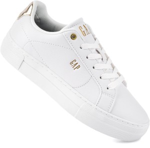 Damskie buty sneakersy sportowe ekoskóra białe GAP PORTLAND
