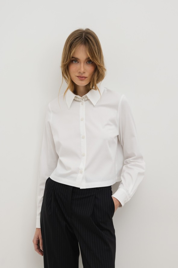 KOSZULA PARIS BIAŁA M - Flawless