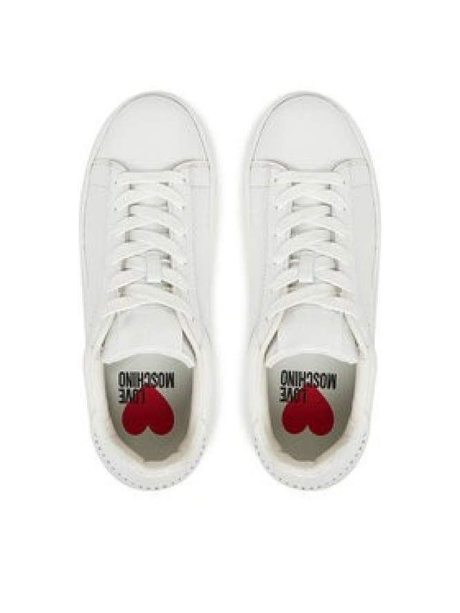 LOVE MOSCHINO Sneakersy JA15535G0MIA0100 Biały