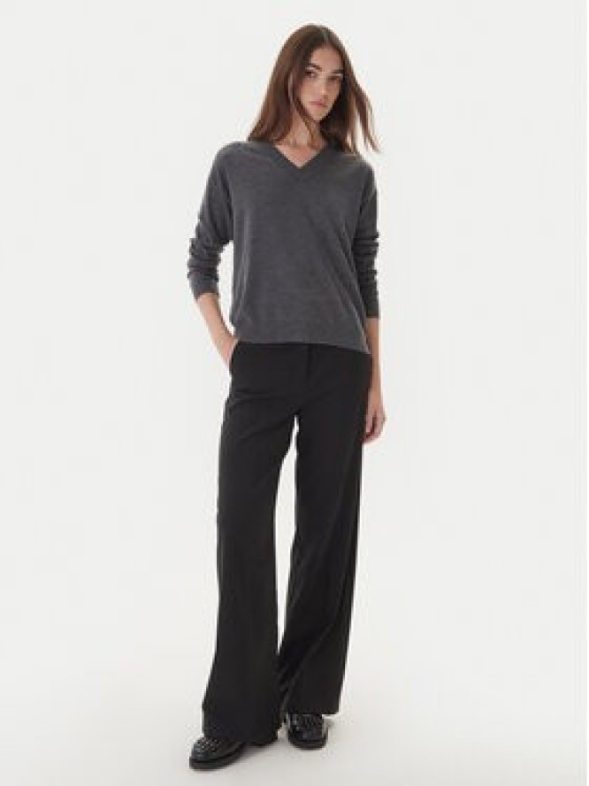 Weekend Max Mara Sweter Fiocchi 2525366042 Szary Regular Fit