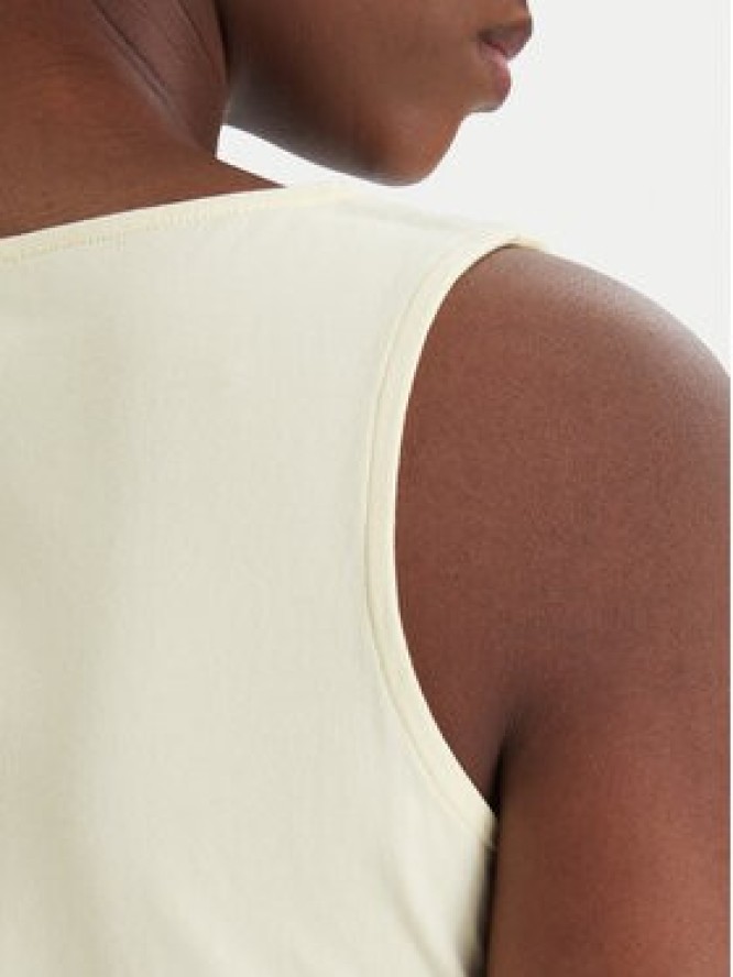 Guess Top W6GP10 K2932 Żółty Regular Fit