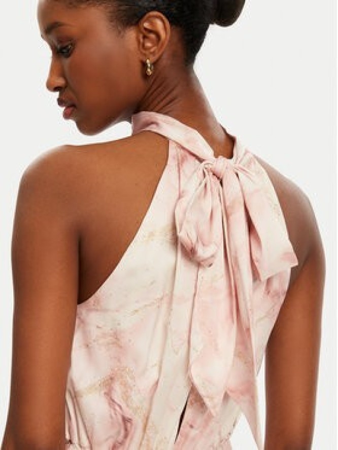 Rinascimento Sukienka wieczorowa CFC0122943003 Różowy Regular Fit