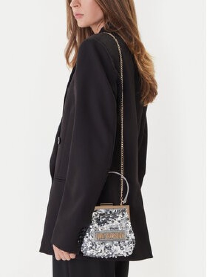 LOVE MOSCHINO Torebka JC4146PP0NKK190A Srebrny